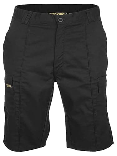 Image of SITE KING Mens Combat Cargo Work Shorts Sizes 28 to 52 Short or Long (42, Black)