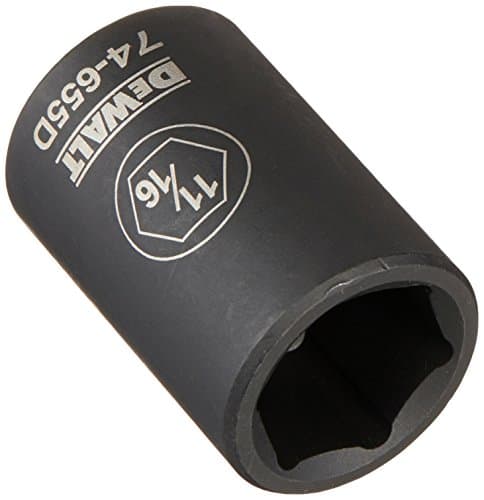 Image of DEWALT 1/2" Drive Impact Socket 6 PT 11/16"