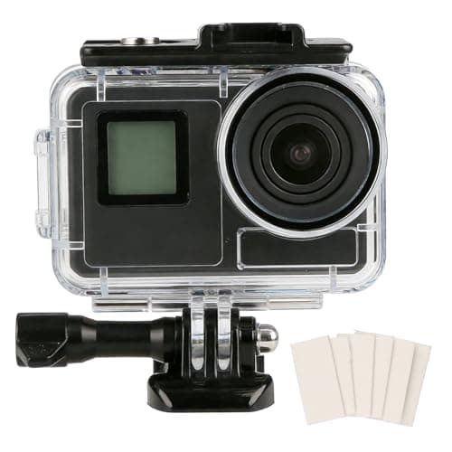 Image of Waterproof Case for DJI Osmo Action 5 Pro/Action 4/Action 3 Underwater Photography 60M/196FT Deep Diving Snorkeling, Dual Cold Shoe Design, dji Action 5 Pro Thickened Diving Housing 5/4/3 Accessories