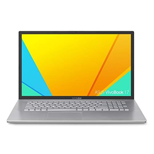 Image of Asus Vivobook 17 F712FA Thin and Light Laptop, 17.3” HD+, Intel Core I5-8265U Processor, 8GB DDR4 RAM, 128GB SSD + 1TB HDD, Windows 10 Home, Transparent Silver, F712FA-DB51