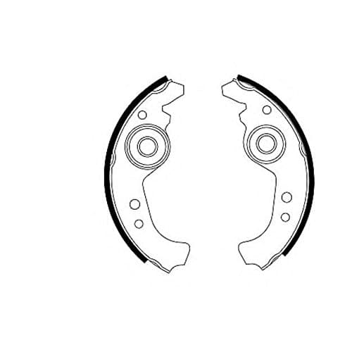 Image of MINTEX MFR45 Brake Shoe Set