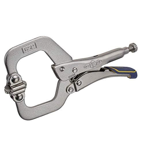 Image of IRWIN Vise-Grip Welding Pliers, Fast Release, C-Clamp Locking with Swivel Pads, 6-Inch (IRHT82587)