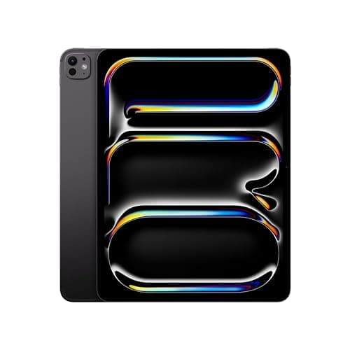 Image of Apple iPad Pro 13-inch (M4): Ultra Retina XDR display, 2TB, Landscape 12MP Front Camera/12MP Back Camera, Wi-Fi 6E + 5G Cellular with eSIM, All-Day Battery Life, Nano-texture glass - Space Black