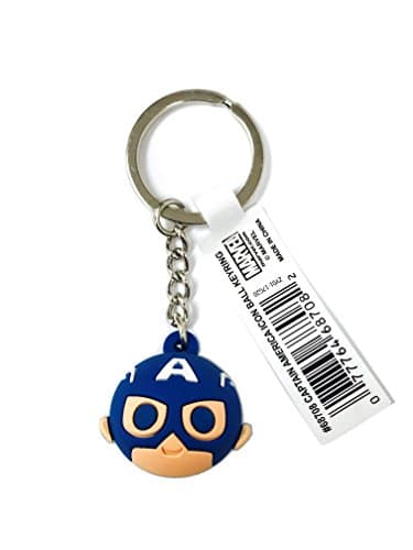 Image of Marvel Captain America Icon Ball Ring Key Accessory