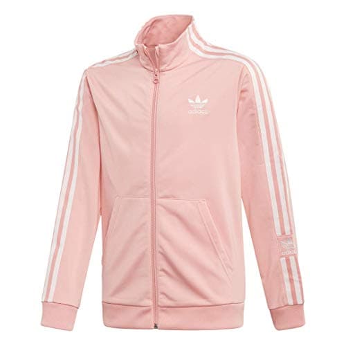 Image of adidas Originals Boy's Lock Up Track Top, Glory Pink/White, M