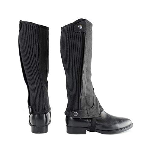 Image of Hy Amara Half Chaps Black Child Medium