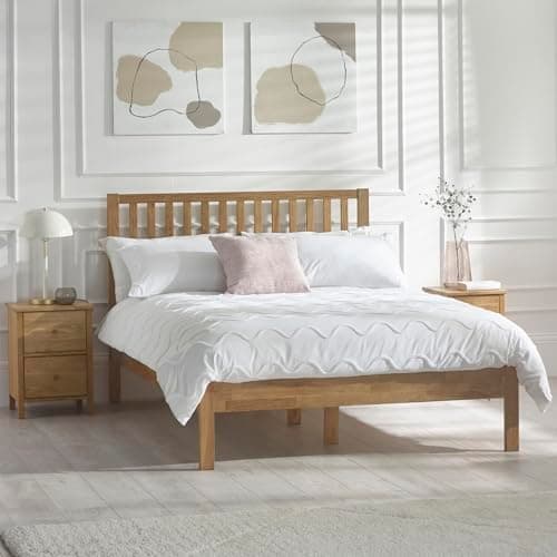 Image of Julian Bowen Oak Coxmoor Wooden Bed