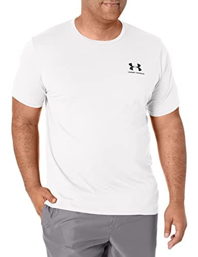 Image of Under Armour Men Sportstyle Left Chest, Super Soft Men's T Shirt for Training and Fitness, Fast-Drying Men's T Shirt with Graphic