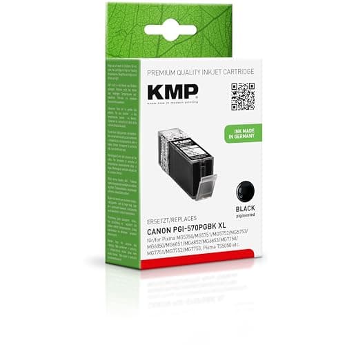 Image of KMP Printtechnik AG 1567,0001 Black Compatible Ink Cartridges Pack of 1