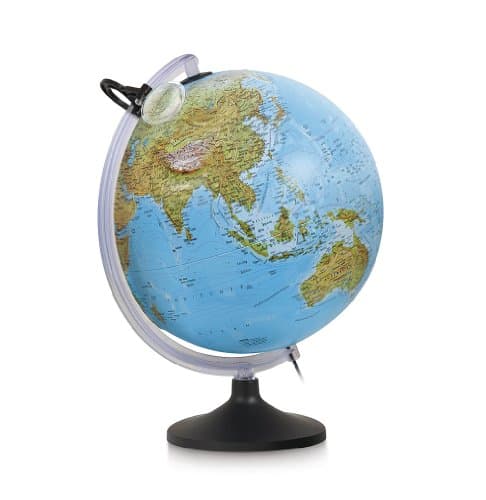 Image of Nova Rico - Relief Globe 30 cm Illuminated with Magnifier