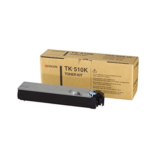 Image of Kyocera TK-510 K Toner Black, Original Premium Printer Cartridge 1T02F30EU0 for FS-C5020N, FS-C5025N, FS-C5030N