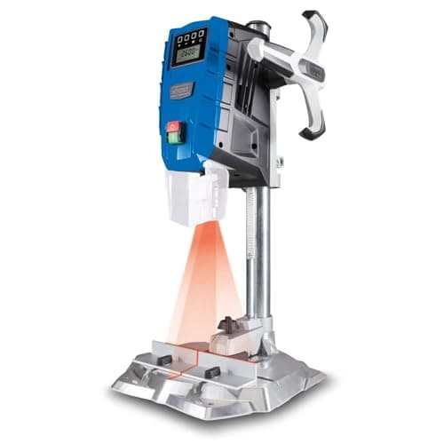 Image of Scheppach DP55 Bench Pillar Drill | 710W | Digital Speed Display | Laser | 13mm Chuck | Quick Clamp