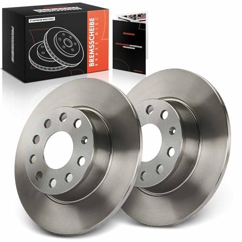 Image of Frankberg Brake Disc Set incl. 2x Discs Rear Solid Ø272mm Compatible with K.a.r.o.q ND7 NU7 Golf VII 5G1 BE1 BE2 BQ1 Golf Sportsvan Replace# 5Q0615601D