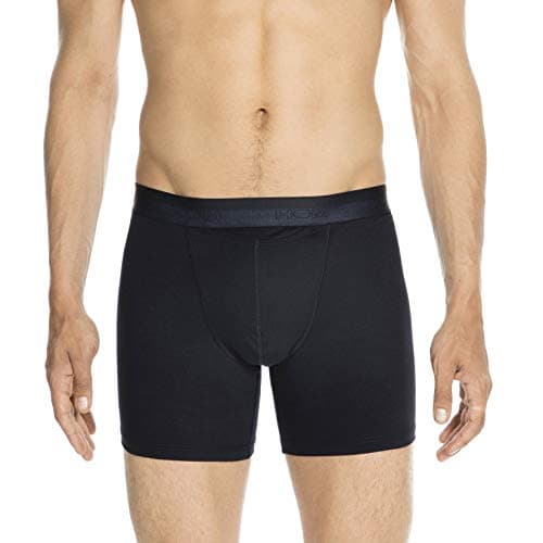Image of HOM, Mens, HO1 Long Boxer Briefs, Navy Blue, L