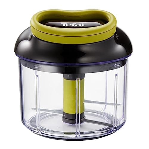 Image of Tefal 5 Second Chopper Manual Chopper – 900ml, Black & Green, K1320404