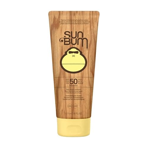 Image of Sun Bum Original SPF 50 Sun Cream Lotion, Moisturizing Sunscreen with Vitamin E, Vegan and Reef Friendly, Broad Spectrum UVA/UVB Protection, 177ml