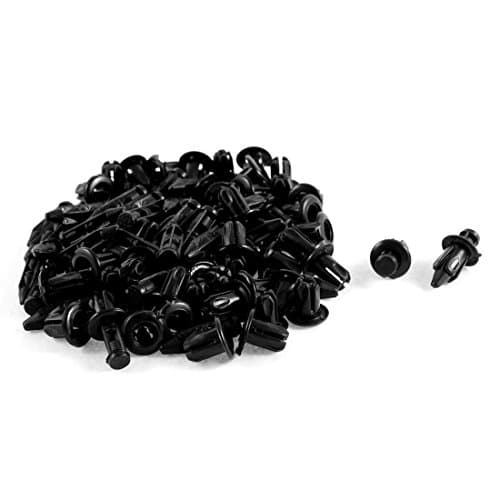 Image of sourcingmap 50 Pcs Plastic Push in Rivet Fastener 6.5mm Hole