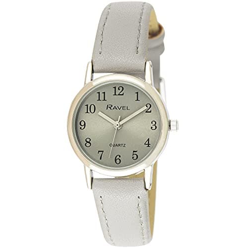 Image of Ravel - Women's Pastel Coloured Everyday Watch (27mm case) - Grey/Silver Tone