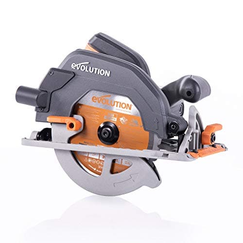 Image of Evolution Power Tools R185CCS 7-1/4" TCT Multi-Material Cutting Circular Saw, 7-1/4", Orange
