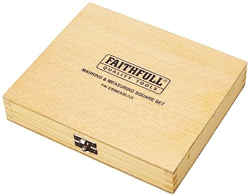 Image of Faithfull FAIESMEASURE 6 Piece Engineers Marking and Measuring Set in Presentation Case