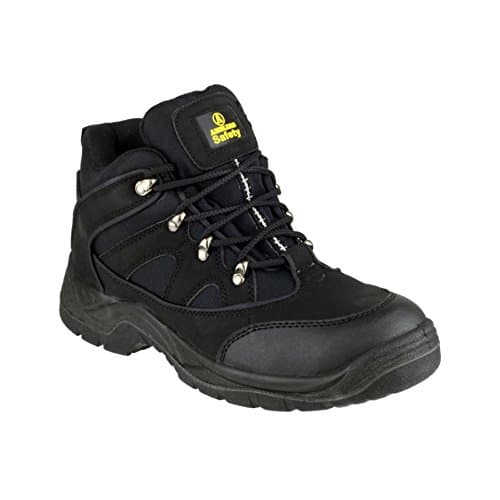 Image of Amblers Unisex Steel FS151 SB-P Mid Boot/Mens Womens Boots (9 UK) (Black)