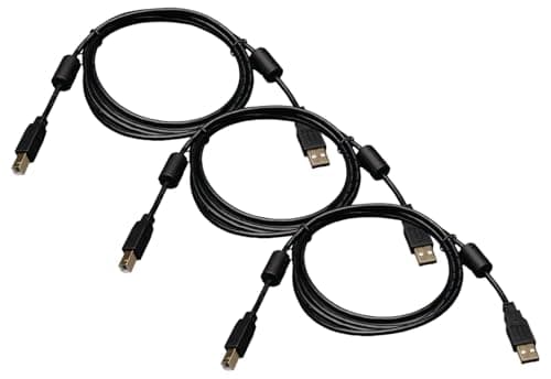 Image of Tripp Lite USB 2.0 Hi-Speed A/B Device Cable Ferrite Chokes (M/M), 1.83 m (U023-006) (Pack of 3)