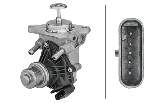 Image of HELLA 6NU 014 864-751 EGR Valve - Electric - 5-pin connector - with seal