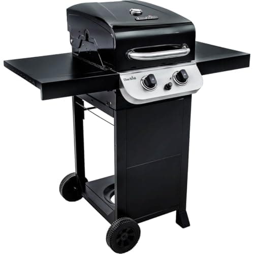 Image of Char-Broil Gas BBQ Convective 210 B - 2-burner Barbecue with Cast Iron Grates, Stainless Steel Burners - Ideal for Outdoor Cooking, Garden, Balcony and Patio