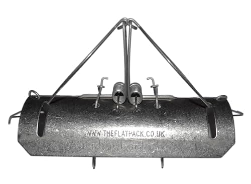 Image of Pack of 3 Professional Stainless Steel British Barrel Tunnel Mole Duffus Traps | Effective Quick Mole Control | Pest Control | Garden Maintenance | Made in Yorkshire by The Flat Pack (Foxup) Ltd