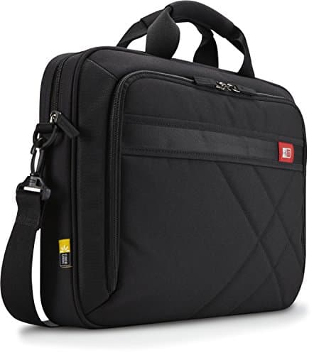 Image of Case Logic DLC-115 Polyester Briefcase for 15.6-Inch Laptop and Tablet - Black