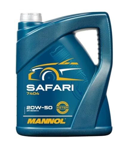 Image of Mannol 5 Litres Safari 20W-50 Engine Oil 7404 API SN/CH-4 Universal Synthetic And Mineral Based