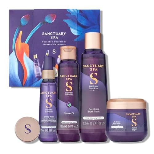 Image of Sanctuary Spa Ultimate Calm Collection Gift Set, Vegan, Gift For Women, Birthday Gift, Womens Gift Sets, Self Care Gift (packaging may vary)
