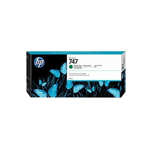 Image of HP Original P2V84A 747 Chromatic Green Ink Cartridge 300ML
