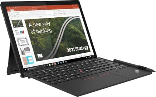 Image of Lenovo ThinkPad X12 Detachable Gen 1, 12.3 Inch 2-in-1 Laptop, Intel Core i5-1140G7, 16GB RAM, 512GB SSD, US QWERTY Keyboard, Windows 11 Pro (Renewed)