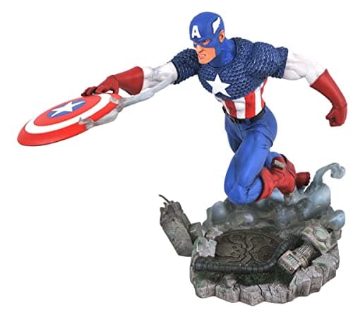 Image of Marvel Diamond Select Toys GALLERY VS CAPTAIN AMERICA PVC STATUE