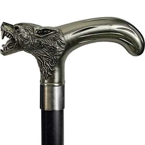 Image of Nemesis Now Lycanthrope Swaggering Cane 87cm, Black, One Size