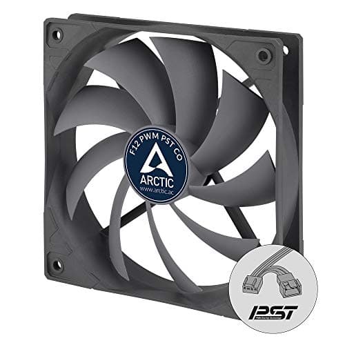 Image of ARCTIC F12 PWM PST CO - 120 mm Case Fan with PWM Sharing Technology (PST), Dual Ball Bearing for Continuous Operation, Computer, Fan Speed: 230-1350 RPM - Grey