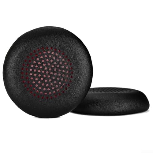 Image of Replacement Ear Pads Fit for Plantronics BT600 Headset, PU and Nylon Soft Ear Cushions for Comfortable Fit, Noise Isolation and Easy Installation, Black(protein cargo)