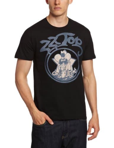 Image of ZZ Top Men's Outlaw Vintage Short Sleeve T-Shirt, Black, XX-Large