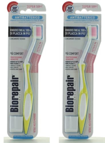 Image of Biorepair : Oral Care Pro Toothbrush "Curve"- Very Soft, Pack of 2