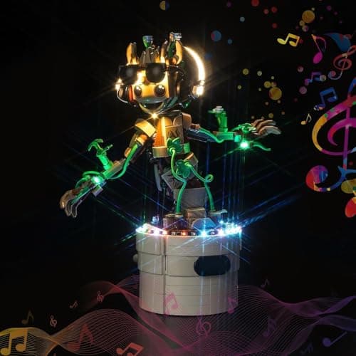 Image of Music Version Led Light Set Compatible with Lego 76297 Dancing Groot (No Model), Led Light Set for Dancing Groot 76297 Creative Toys