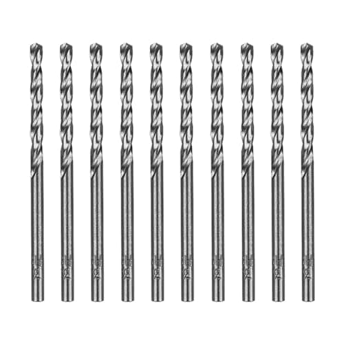 Image of 3mm 10pcs M35 HSS Gold Cobalt Jobber Drill Bit Set, Metric High Speed Steel Drill Bit Set for Drilling Stainless Steel & Hard Metal, Cast Iron, Copper, Aluminum