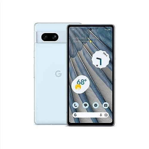 Image of Google Pixel 7A 5G 128GB 8GB RAM 24-Hour Battery - Factory Unlocked for All Carriers - Global Version - Sea (Renewed)