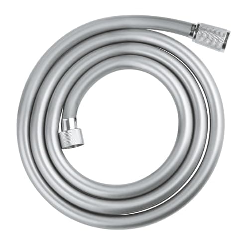 Image of GROHE VitalioFlex Comfort TwistStop - Smooth Shower Hose 1.75 m, (Tensile Strength 50 kg, Pressure Resistance Up to 5 Bar, Heat Resistance 70°C, Universal Connection G 1/2'' x 1/2''), Chrome, 28745002
