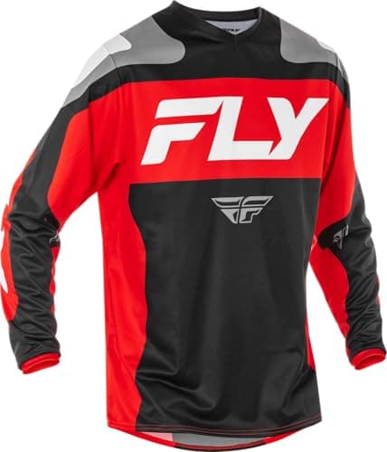 Image of Fly Racing Men's F-16 Jersey (Black/Red/White, Medium)