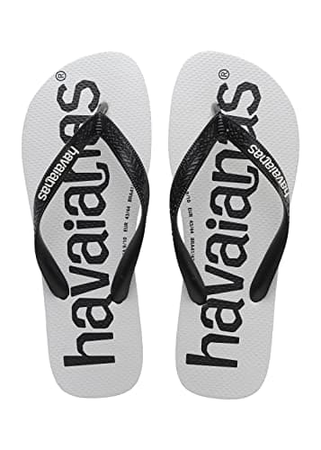 Image of Havaianas Top Logomania Unisex Adults FlipFlop Black/Black 10/11 UK