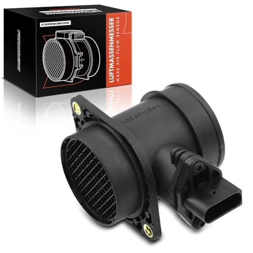 Image of Frankberg Mass Airflow Sensor Compatible with Golf IV Polo New Beetle B.o.r.a P.a.s.s.a.t A3 A4 A6 TT Exeo Ibiza III Leon Toledo II O.c.t.a.v.i.a I 1.8L 2000-2010