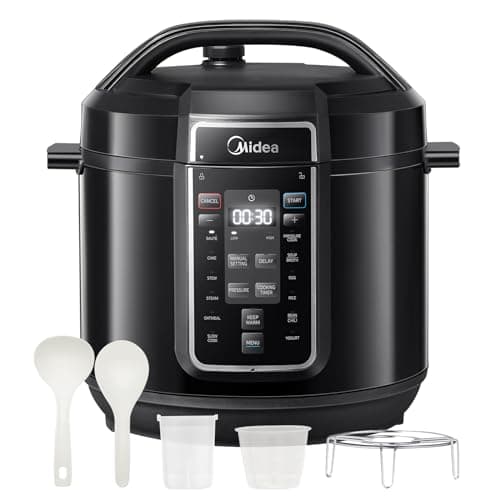 Image of Midea Pressure Cooker with 14 presets and 7.6L Multi Cooker(Yogurt Maker, Rice Cooker, Slow Cooker, Sauté, Steamer,etc.) Stainless Steels Inner Pot Non-Stick Dishwasher Safe