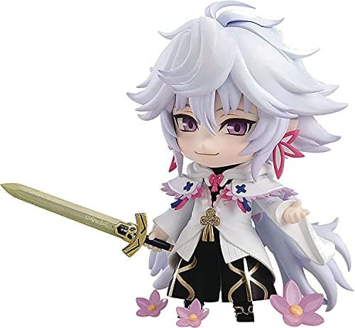 Image of Fate/Grand Order Orange Rouge Figure Caster/Merlin 10 cm Nendoroid. Version Magus of Flowers