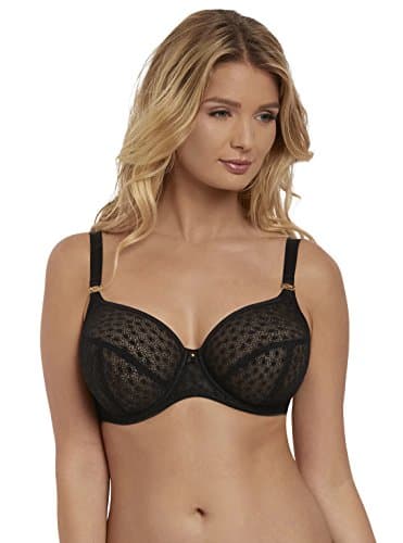Image of Freya Women's Starlight Underwire Side Support Bra Full Coverage, Black, 32GG